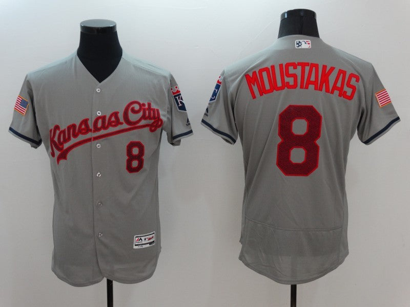 Mike Moustakas Kansas City Royals Jersey Majestic