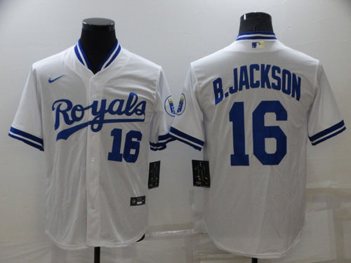 Bo Jackson Kansas City Royals Jersey Nike white