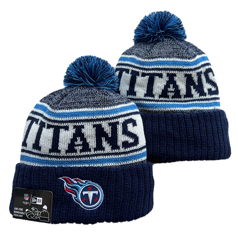 Tennessee Titans NFL New Era winter Hat with Pom Pom