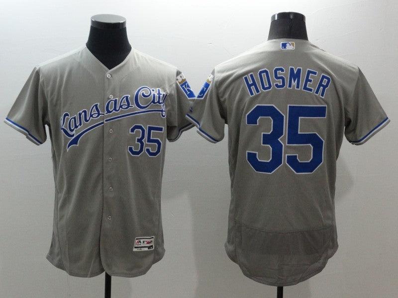 Eric Hosmer Kansas City Royals Jersey Majestic gray