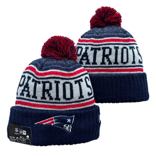 New England Patriots NFL New Era winter Hat with Pom Pom