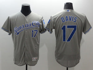 Wade Davis Kansas City Royals Jersey Majestic gray