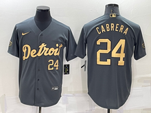 Miguel Cabrera Detroit Tigers Official MLB Jersey Nike Black