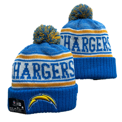 Los Angeles Chargers NFL New Era winter Hat with Pom Pom