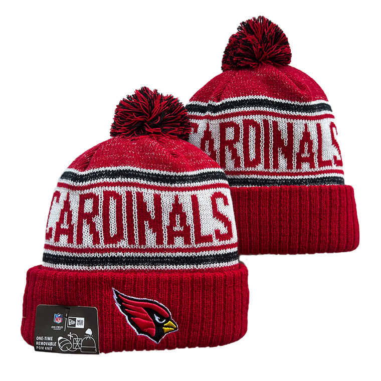 Arizona Cardinals NFL New Era winter Hat with Pom Pom