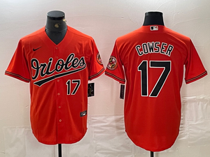 Colton Cowser Baltimore Orioles jersey Nike Orange