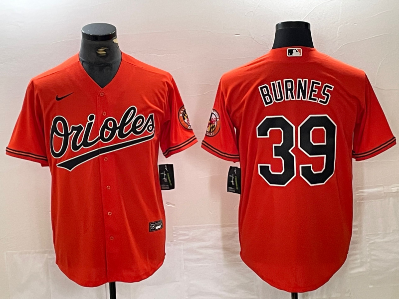 Corbin Burnes Baltimore Orioles jersey Nike orange