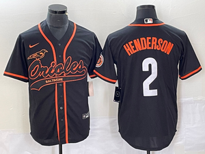 Gunnar Henderson Baltimore Orioles jersey Nike black