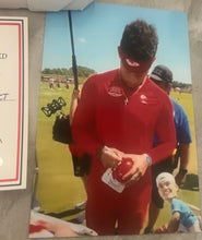 Patrick Mahomes Autographed Kansas City Chiefs Mini Helmet with COA Photo signing