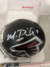 Michael Penix Jr. Autographed Atlanta Falcons Mini Helmet with COA Photo signing