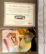Keith Hernandez autographed jersey COA photo signing