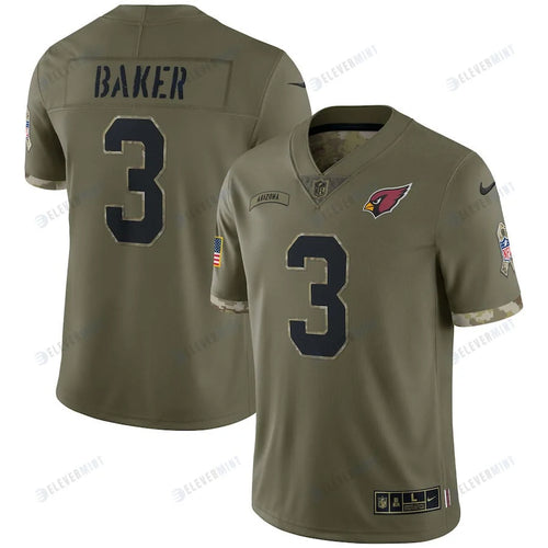 Budda Baker Arizona Cardinals NIKE military salute to service Jersey