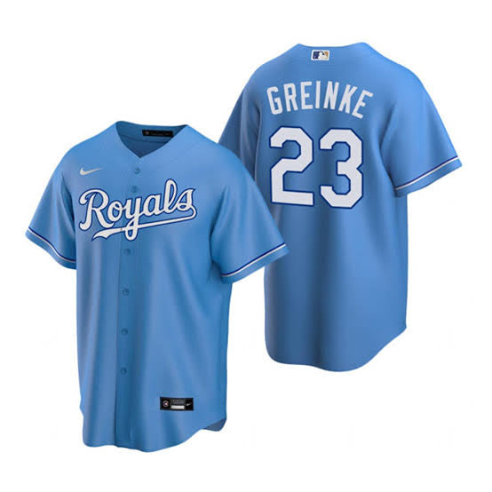 Zack Greinke Kansas City Royals Jersey Nike blue