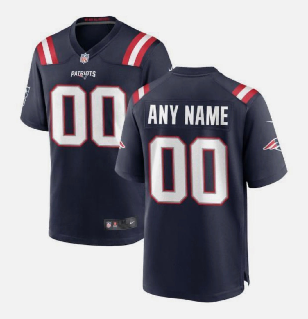 New England Patriots Any Name & Number customized YOUTH KIDS Official NFL Jersey