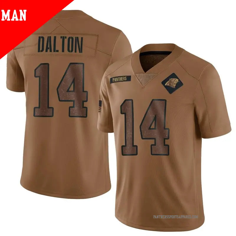 Andy Dalton Carolina Panthers Official NFL NIKE Salute to Service Jersey 2024