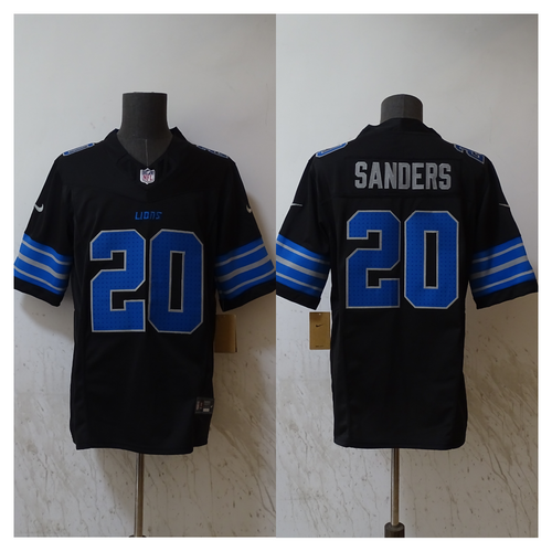 Barry Sanders Detroit Lions Official NFL Nike Jersey NIKE black 2024