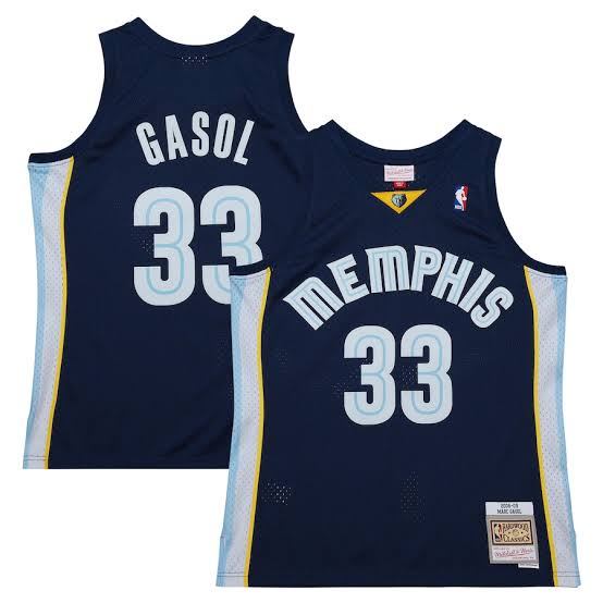 Marc Gasol Memphis Grizzlies Official NBA Mitchell & Ness Jersey