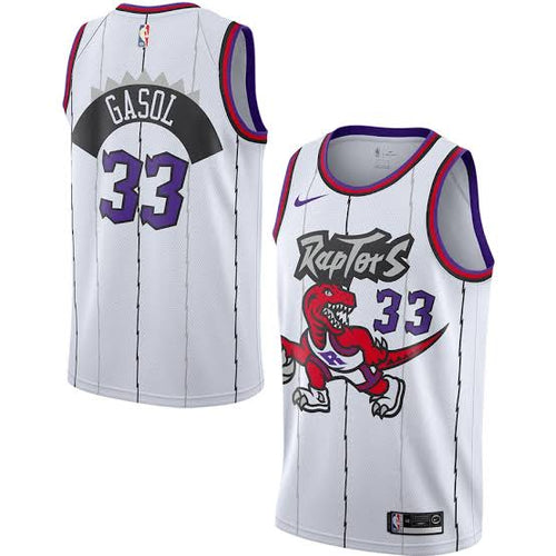 Marc Gasol Toronto Raptors Official NBA Nike Jersey white
