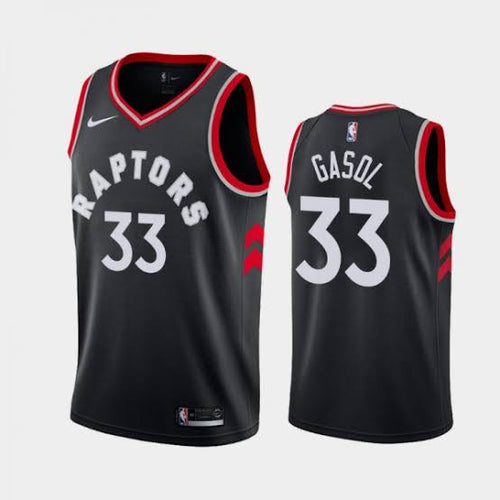 Marc Gasol Toronto Raptors Official NBA Nike Jersey black