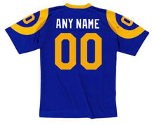 Any name & Number customized St. Louis Rams NFL Mitchell & Ness jersey blue