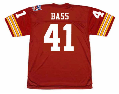 Mike Bass 1969 Washington Redskins Commanders Official NFL Mitchell & Ness Jersey