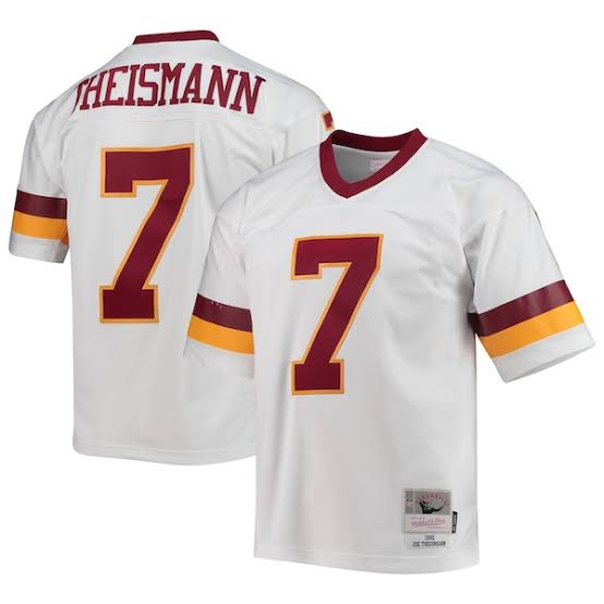 Joe Theismann Washington Redskins Commanders Official NFL Mitchell & Ness Jersey white
