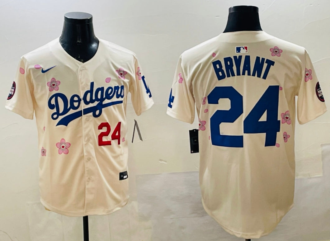 Kobe Bryant Dodgers ユニフォーム ドジャース Kobe Bryant Los Angeles Dodgers Jersey Nike Flowers