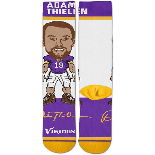 Adam Thielen Minnesota Vikings socks FBF brand