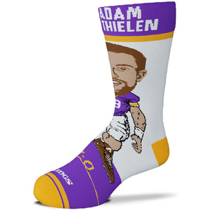 Adam Thielen Minnesota Vikings socks FBF brand