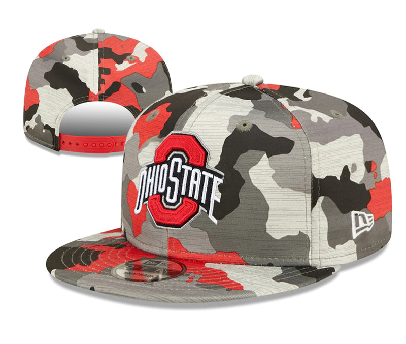 Ohio State Buckeyes Color Camouflage Official New Era Hat adjustable