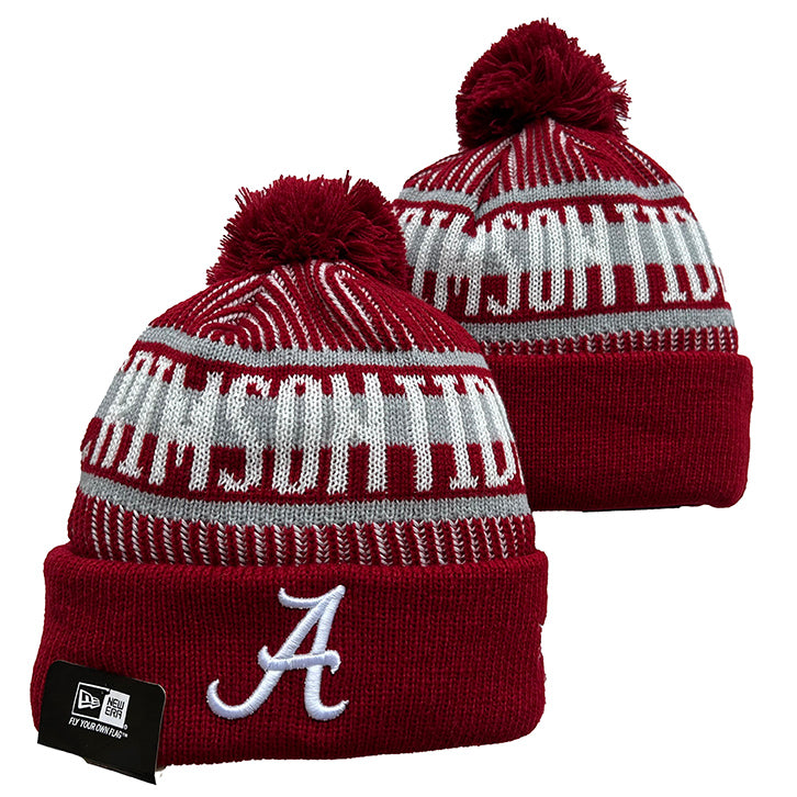 Alabama Crimson Tide NCAA New Era winter Hat with Pom Pom