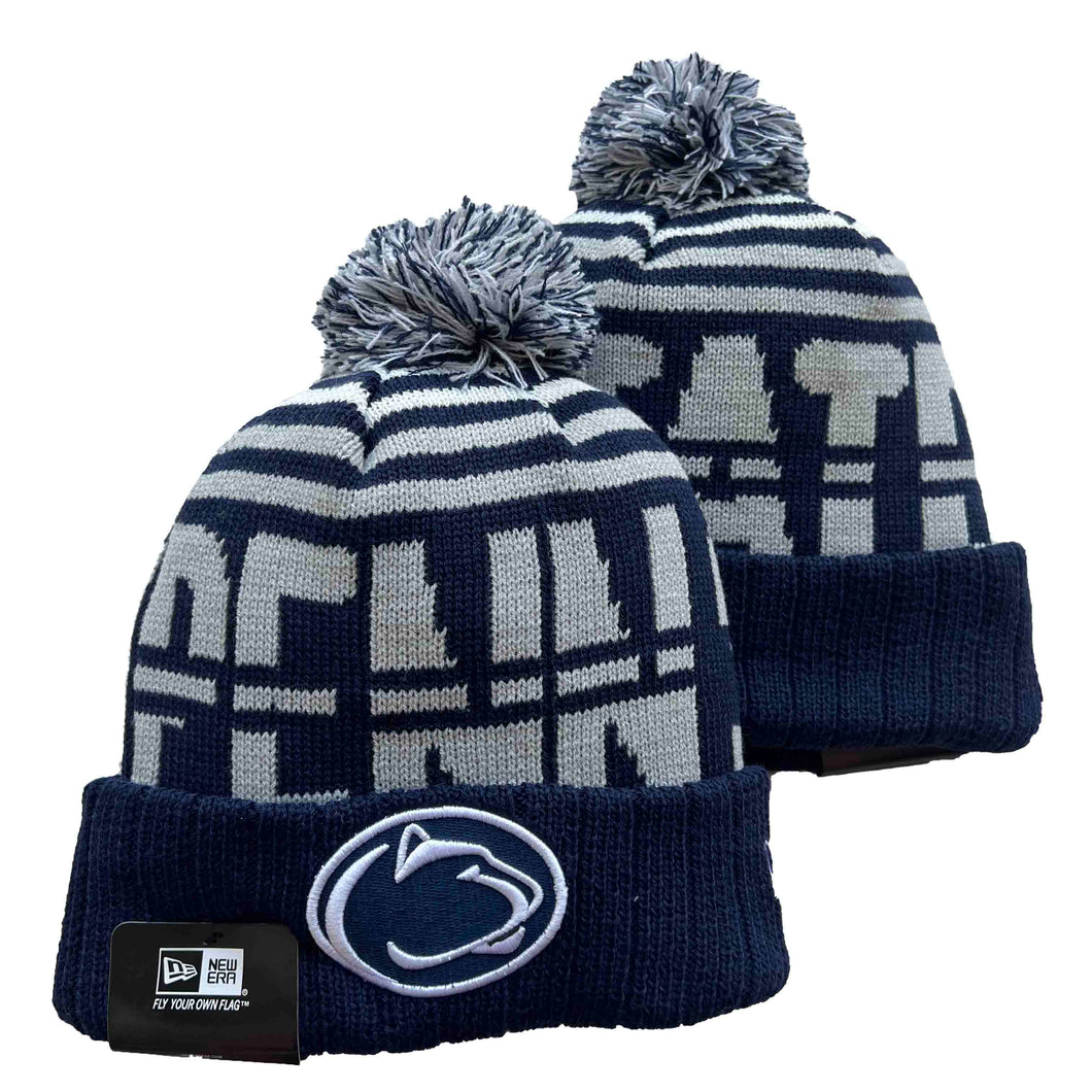 Penn State Nittany Lions NCAA New Era winter Hat with Pom Pom