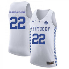 Shai Gilgeous - Alexander University of Kentucky Wildcats Jersey Nike white