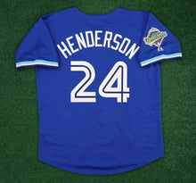 Rickey Henderson Toronto Blue Jays 1993 World Series Official MLB Majestic Jersey
