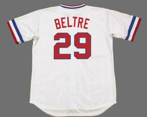 Adrian Beltre Texas Rangers official MLB retro Jersey Majestic White