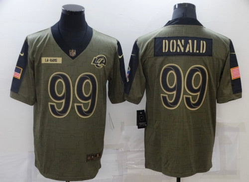 Aaron Donald Los Angeles Rams Salute to Service NFL Jersey Nike