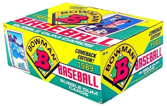 1989 Bowman baseball wax box 36 packs