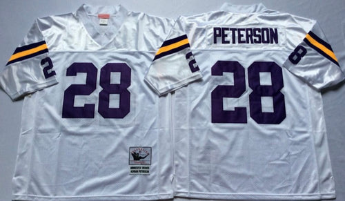 Adrian Peterson Minnesota Vikings Jersey Mitchell & Ness white