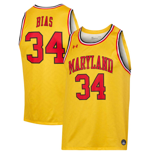 Len Bias Maryland Terrapins NCAA Under Armour jersey