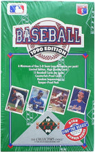 1990 Upper Deck baseball wax box 36 packs