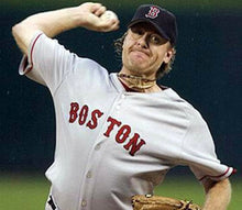 Curt Schilling Boston Red Sox Official MLB Majestic Jersey gray