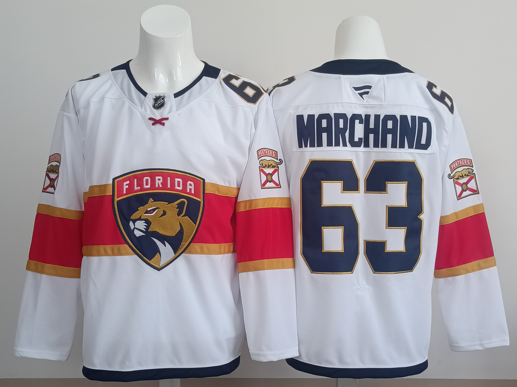 Brad Marchand YOUTH Florida Panthers Official NHL Jersey White