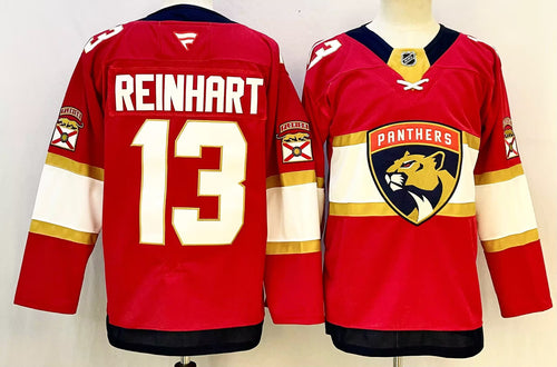 Sam Reinhart Florida Panthers Official NHL Fanatics Jersey Red