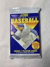 1992 ScoreSeries 1 baseball wax box 36 packs