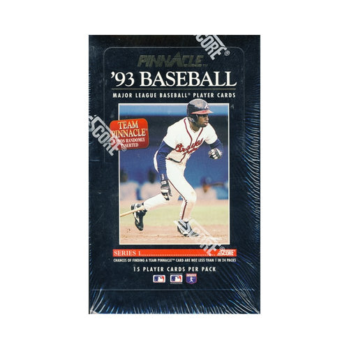 1993 Pinnacle baseball Series 1 wax box 36 packs
