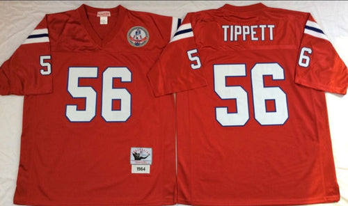 Andre Tippett New England Patriots NFL Mitchell & Ness Jersey red