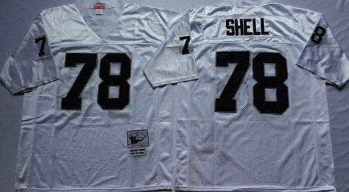 Art Shell Oakland Raiders NFL Mitchell & Ness Jersey white