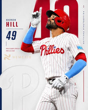 Derek Hill #49 Philadelphia Phillies Official MLB Nike pinstripes Jersey