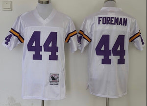 Chuck Foreman Minnesota Vikings Jersey Mitchell & Ness WHITE