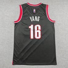 Yang Hansen Portland Trailblazers Official NBA Nike Jersey